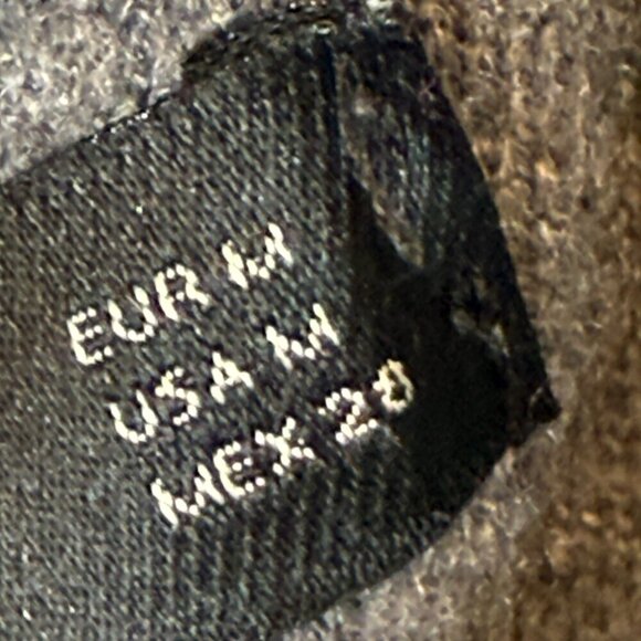 Zara Knit Gray Jumpsuit Wide Leg Mock Crop Neck Business Casual XS - Picture 9 of 13